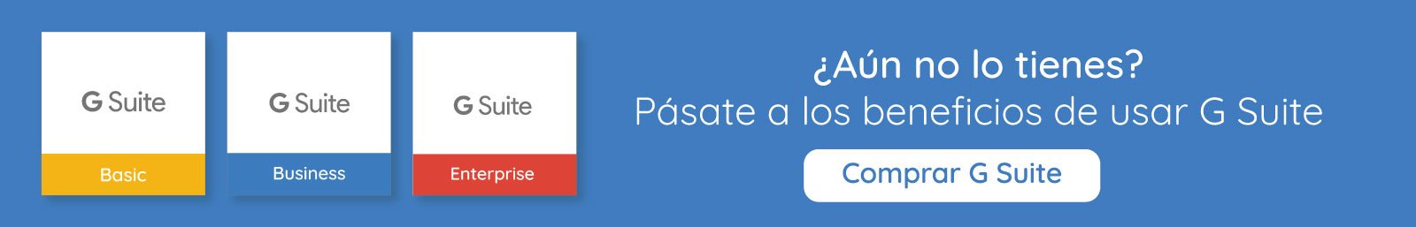 Comprar G Suite Imagen que dirige a la categoría G Suite de la tienda uCloudStore