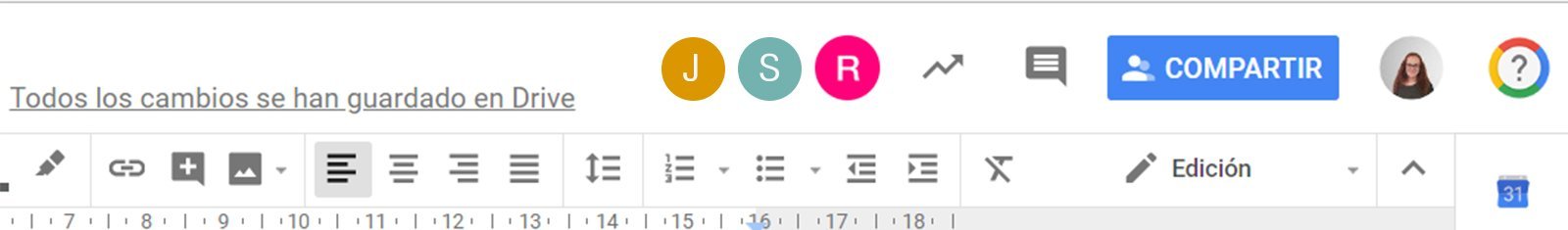 G Suite Image de documentos colaborativos