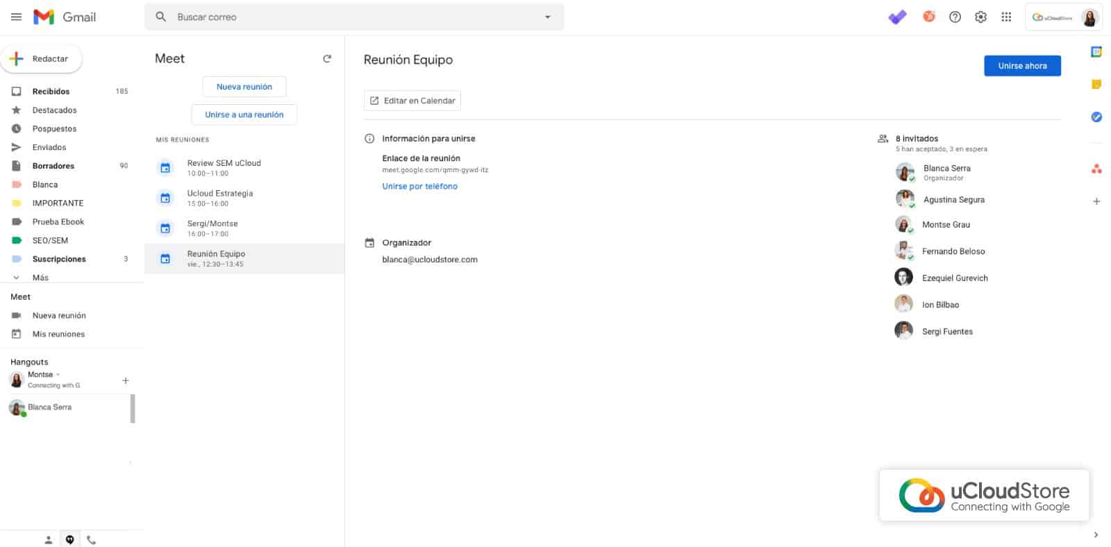 Google-meet-gmail-acceso-ucloudstore Imagen de Videollamadas Google Meet desde Gmail