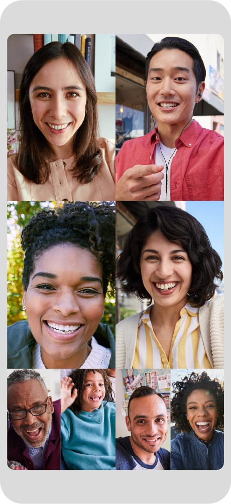 Google Duo Participantes vs Hangouts